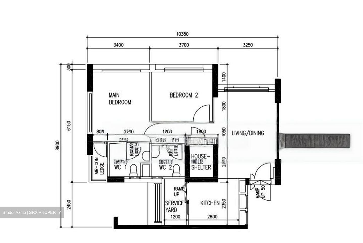 Blk 5A Kallang Heights (Kallang/Whampoa), HDB 3 Rooms #464126381
